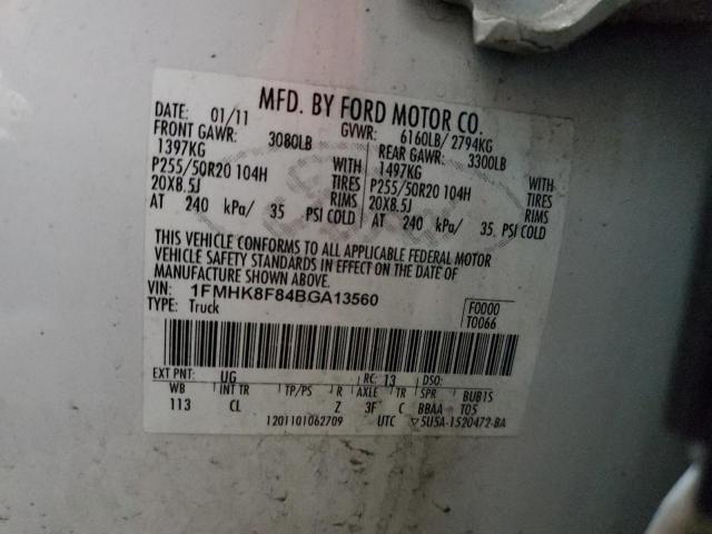 Photo 12 VIN: 1FMHK8F84BGA13560 - FORD EXPLORER L 