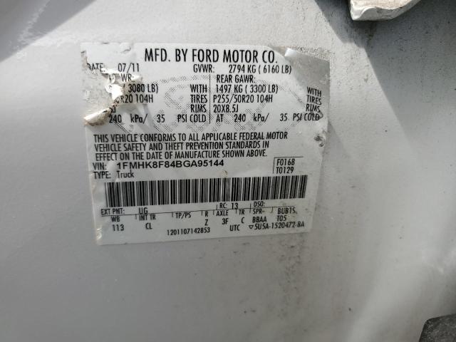 Photo 12 VIN: 1FMHK8F84BGA95144 - FORD EXPLORER L 