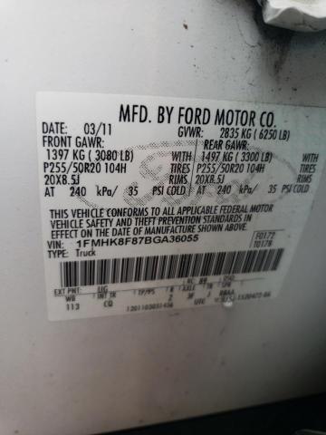 Photo 12 VIN: 1FMHK8F87BGA36055 - FORD EXPLORER L 