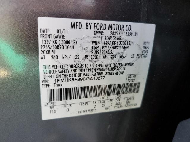 Photo 12 VIN: 1FMHK8F89BGA13277 - FORD EXPLORER L 