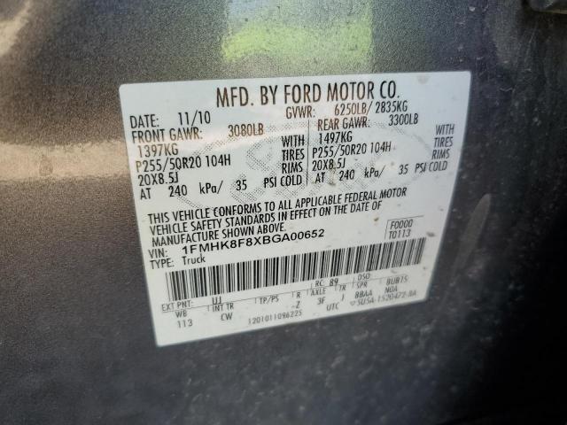 Photo 9 VIN: 1FMHK8F8XBGA00652 - FORD EXPLORER L 