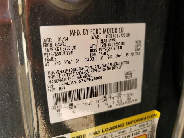 Photo 12 VIN: 1FMJK1J57EEF26906 - FORD EXPEDITION 