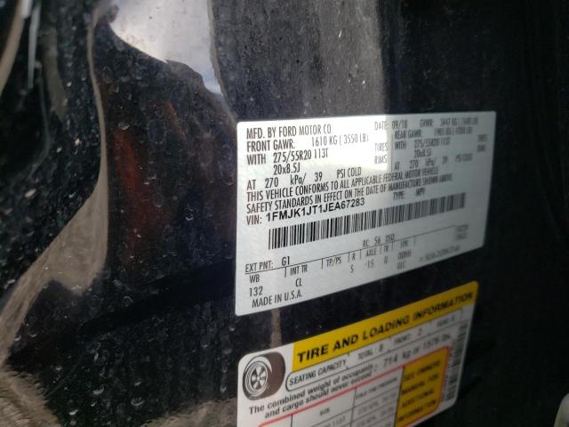 Photo 11 VIN: 1FMJK1JT1JEA67283 - FORD EXPEDITION 