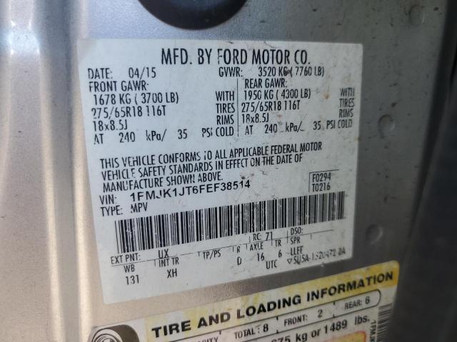 Photo 12 VIN: 1FMJK1JT6FEF38514 - FORD EXPEDITION 