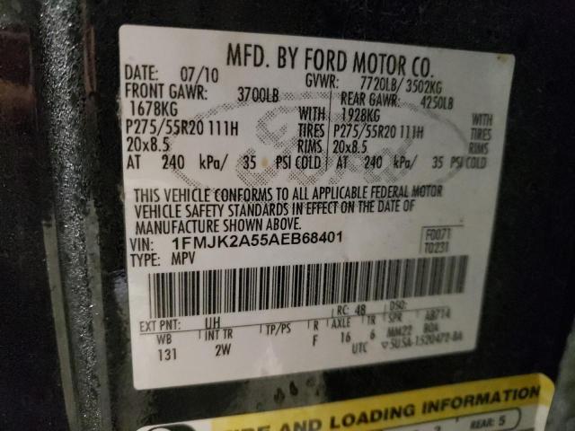 Photo 12 VIN: 1FMJK2A55AEB68401 - FORD EXPEDITION 