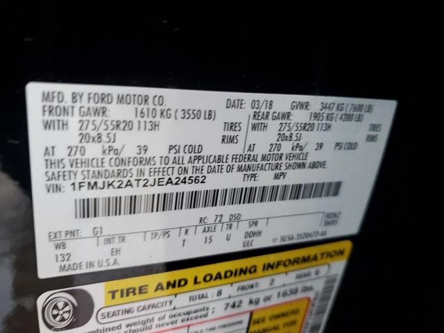 Photo 11 VIN: 1FMJK2AT2JEA24562 - FORD EXPEDITION 