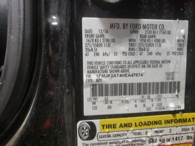 Photo 13 VIN: 1FMJK2AT4HEA47674 - FORD EXPEDITION 