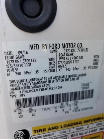 Photo 12 VIN: 1FMJK2AT6HEA23134 - FORD EXPEDITION 