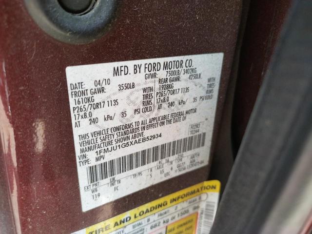 Photo 9 VIN: 1FMJU1G5XAEB52934 - FORD EXPEDITION 