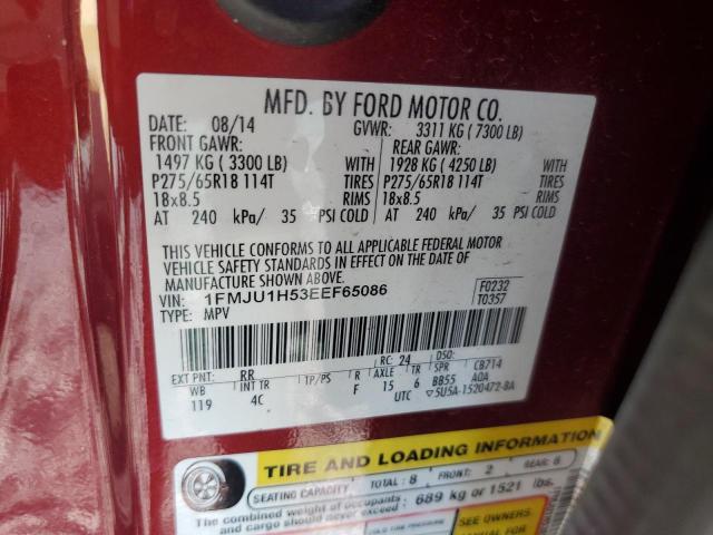 Photo 12 VIN: 1FMJU1H53EEF65086 - FORD EXPEDITION 