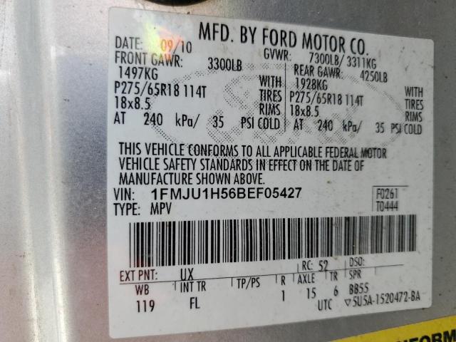 Photo 11 VIN: 1FMJU1H56BEF05427 - FORD EXPEDITION 