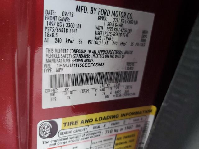 Photo 13 VIN: 1FMJU1H56EEF05058 - FORD EXPEDITION 