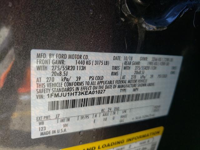 Photo 9 VIN: 1FMJU1HT3KEA01027 - FORD EXPEDITION 