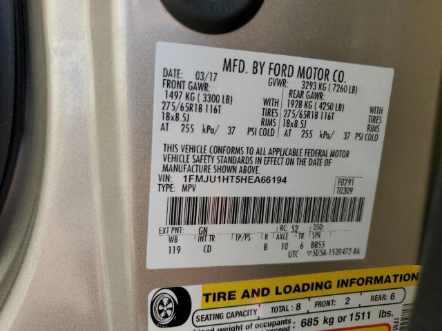 Photo 9 VIN: 1FMJU1HT5HEA66194 - FORD EXPDTION 