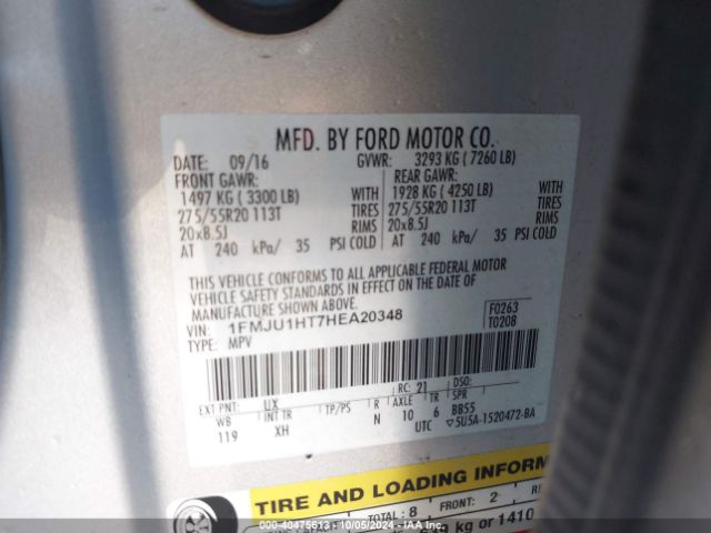 Photo 8 VIN: 1FMJU1HT7HEA20348 - FORD EXPEDITION 