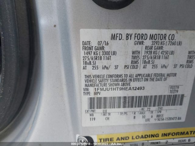 Photo 8 VIN: 1FMJU1HT9HEA12493 - FORD EXPEDITION 