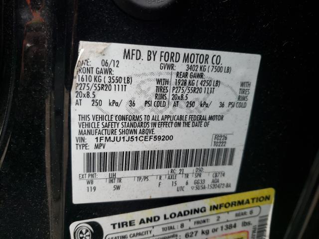 Photo 9 VIN: 1FMJU1J51CEF59200 - FORD EXPEDITION 