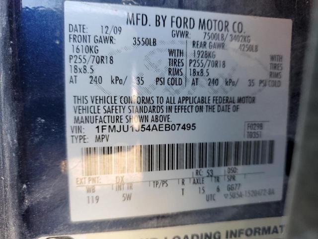 Photo 12 VIN: 1FMJU1J54AEB07495 - FORD EXPEDITION 