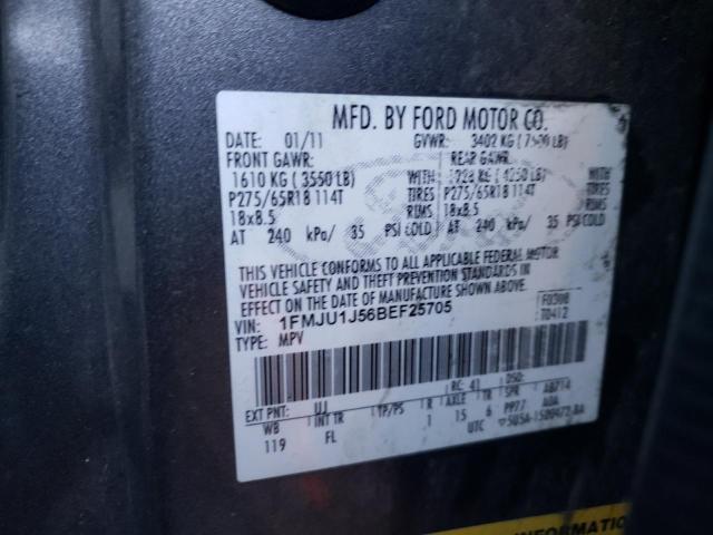 Photo 9 VIN: 1FMJU1J56BEF25705 - FORD EXPEDITION 