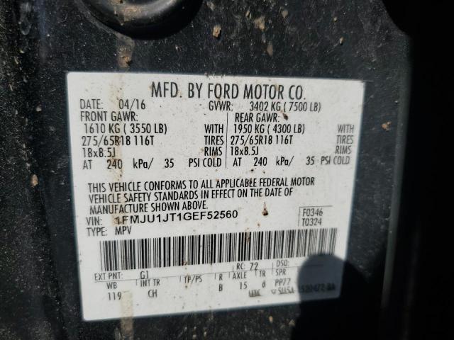 Photo 12 VIN: 1FMJU1JT1GEF52560 - FORD EXPEDITION 