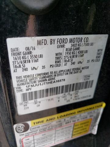 Photo 9 VIN: 1FMJU1JT1HEA16578 - FORD EXPEDITION 