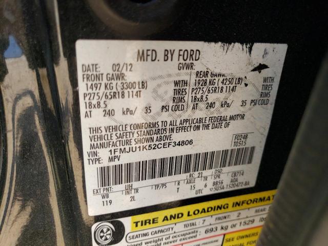 Photo 12 VIN: 1FMJU1K52CEF34806 - FORD EXPEDITION 