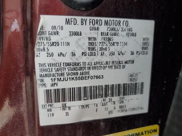 Photo 12 VIN: 1FMJU1K55BEF07663 - FORD EXPEDITION 