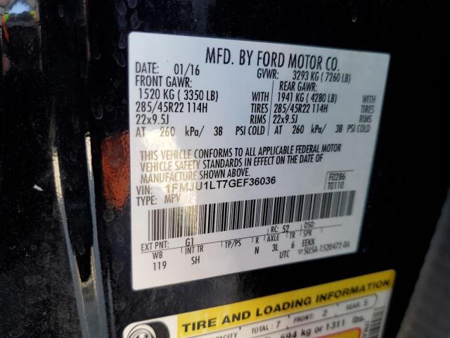 Photo 9 VIN: 1FMJU1LT7GEF36036 - FORD EXPEDITION 