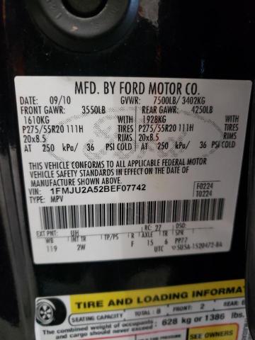 Photo 12 VIN: 1FMJU2A52BEF07742 - FORD EXPEDITION 