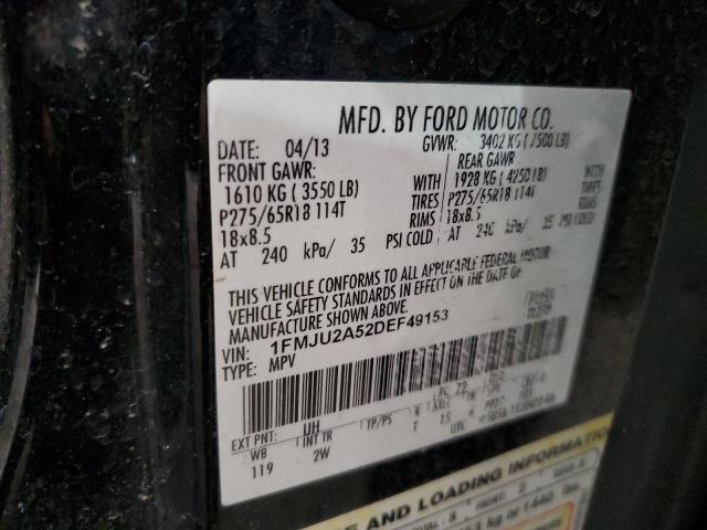 Photo 12 VIN: 1FMJU2A52DEF49153 - FORD EXPEDITION 