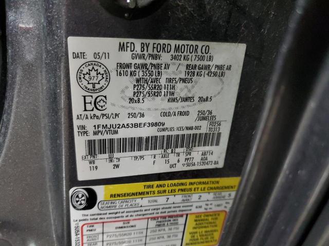 Photo 13 VIN: 1FMJU2A53BEF39809 - FORD EXPEDITION 