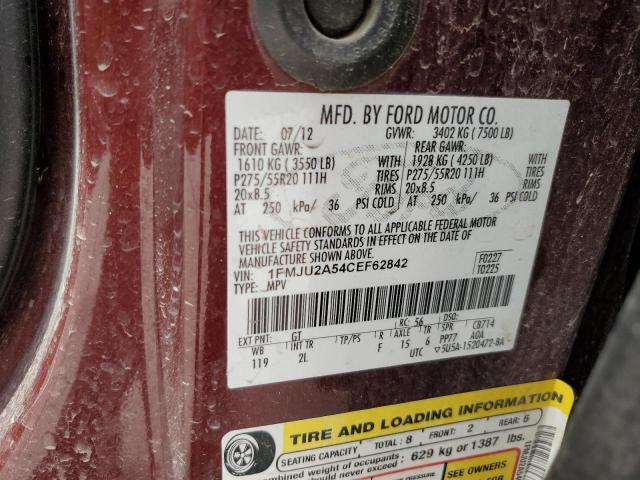 Photo 13 VIN: 1FMJU2A54CEF62842 - FORD EXPEDITION 