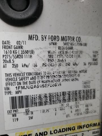 Photo 9 VIN: 1FMJU2A56BEF28805 - FORD EXPEDITION 