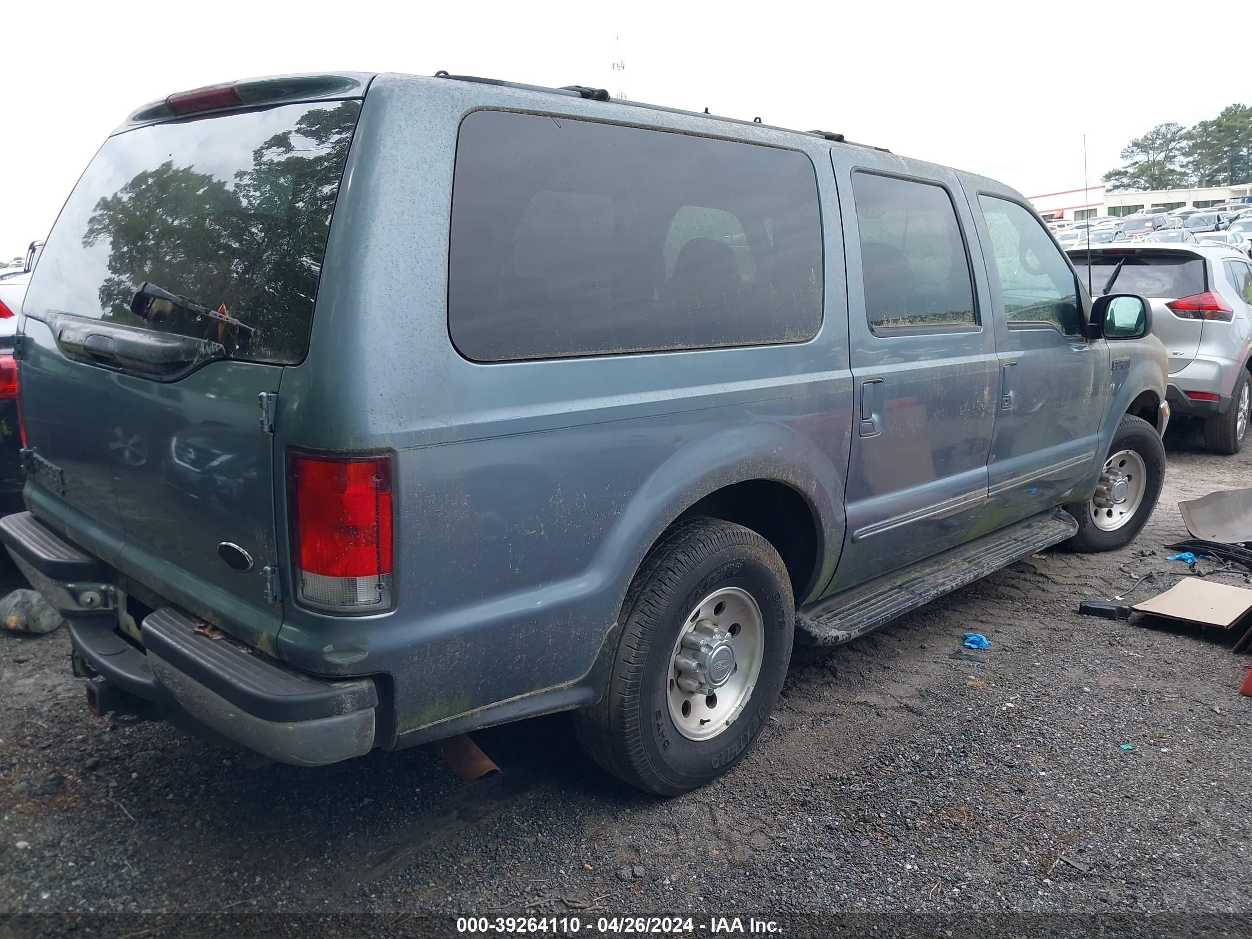 Photo 3 VIN: 1FMNU40S2YED28484 - FORD EXCURSION 