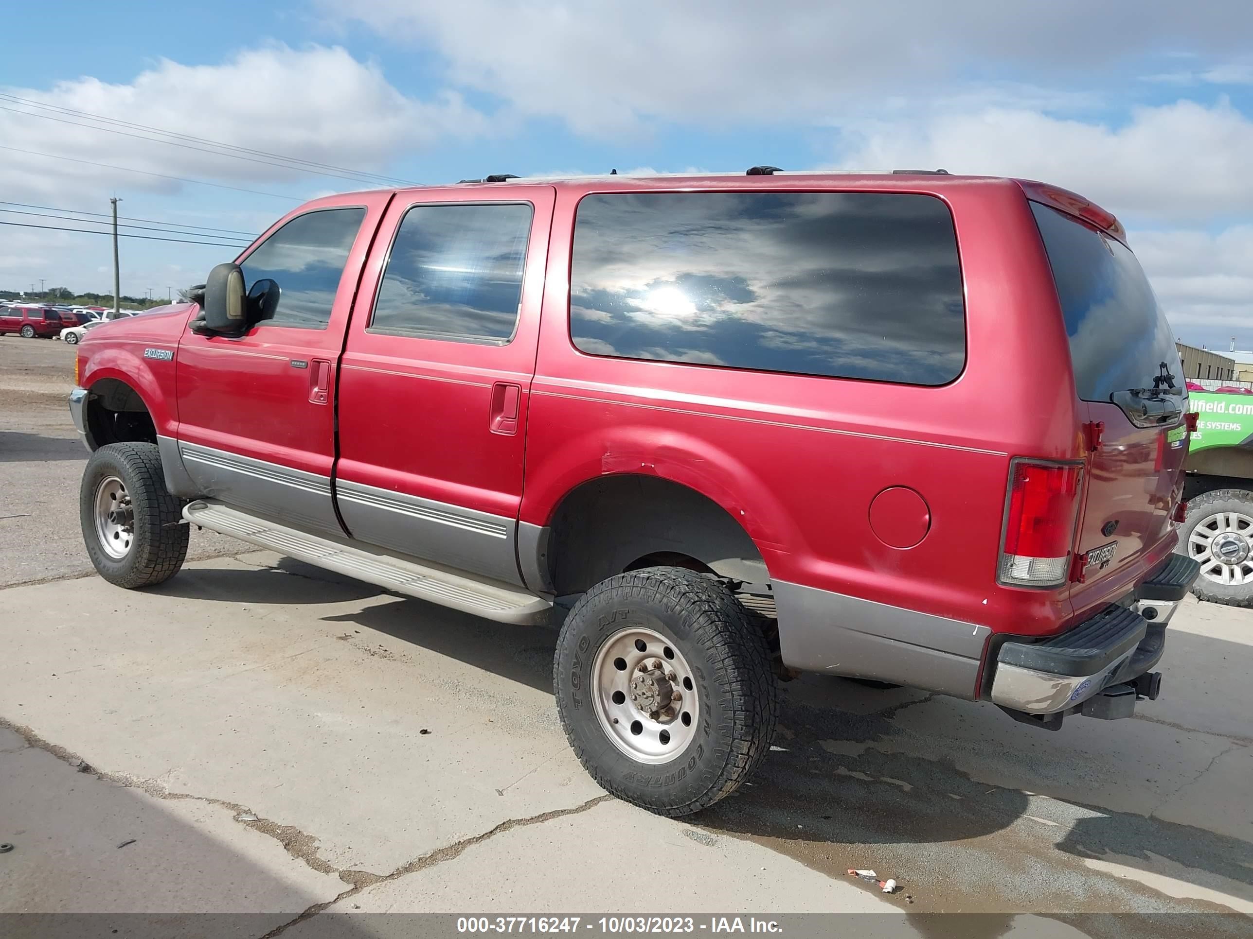 Photo 2 VIN: 1FMNU41S01EB63622 - FORD EXCURSION 