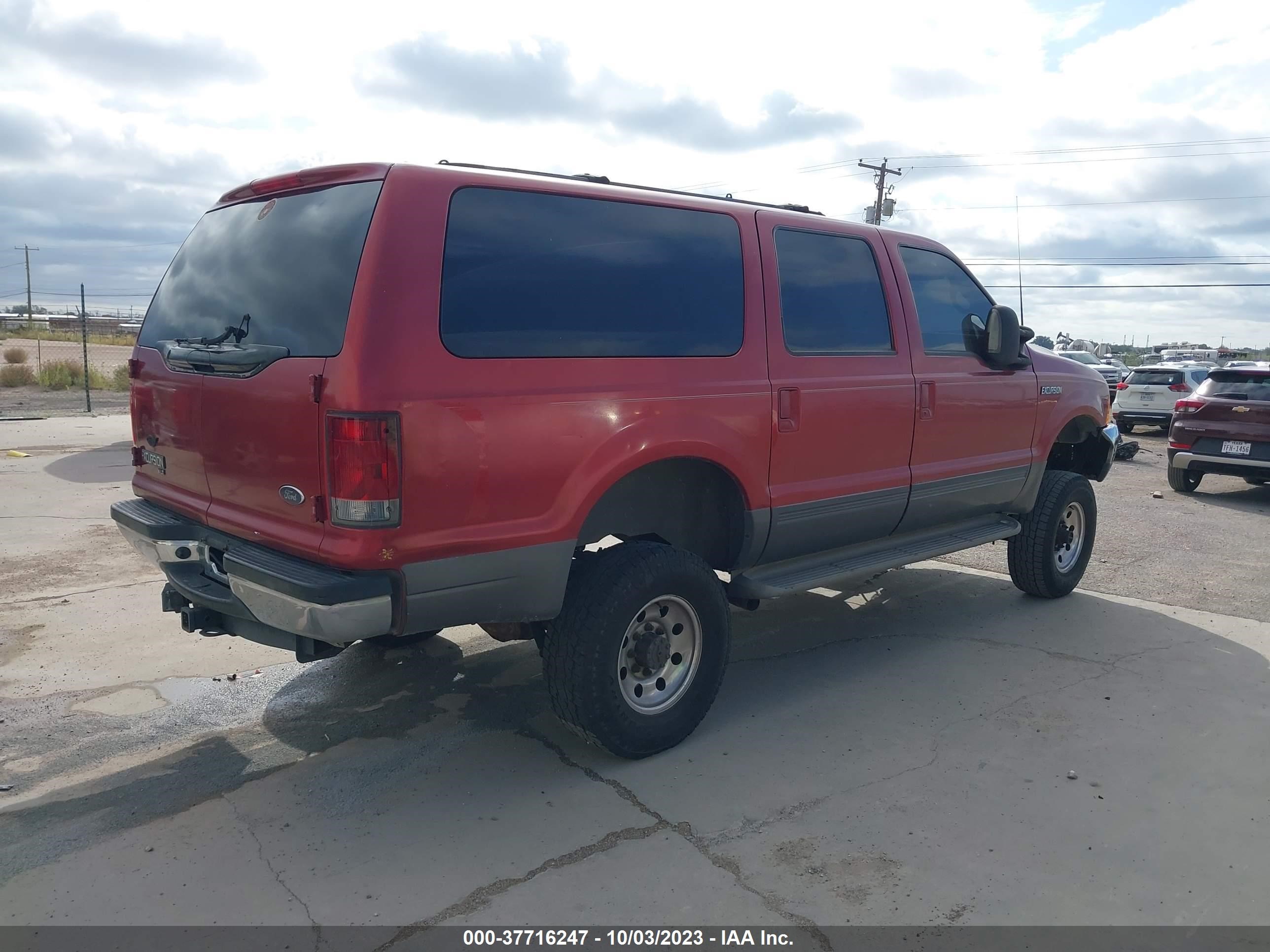 Photo 3 VIN: 1FMNU41S01EB63622 - FORD EXCURSION 