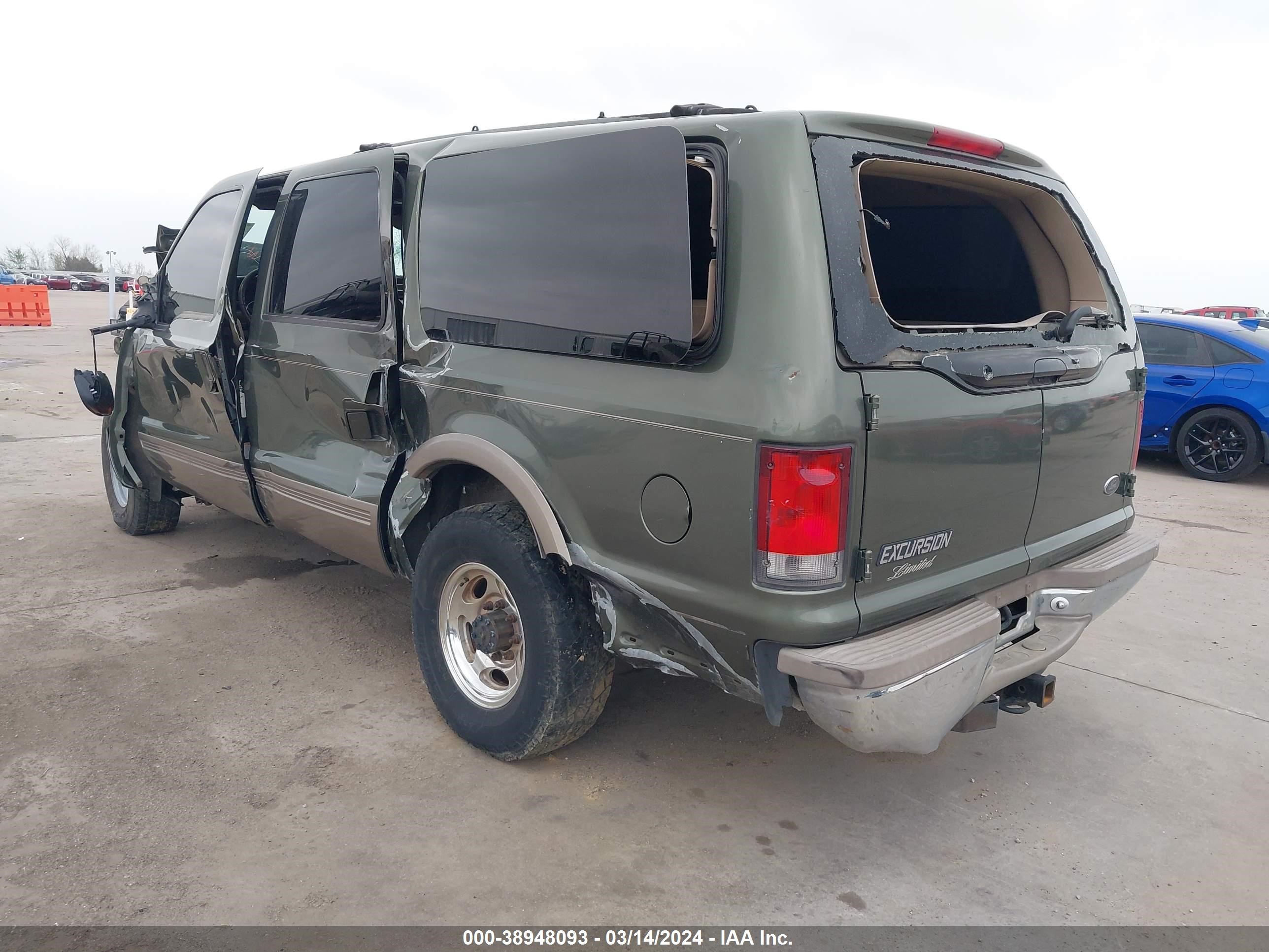 Photo 2 VIN: 1FMNU42F2YEA95772 - FORD EXCURSION 