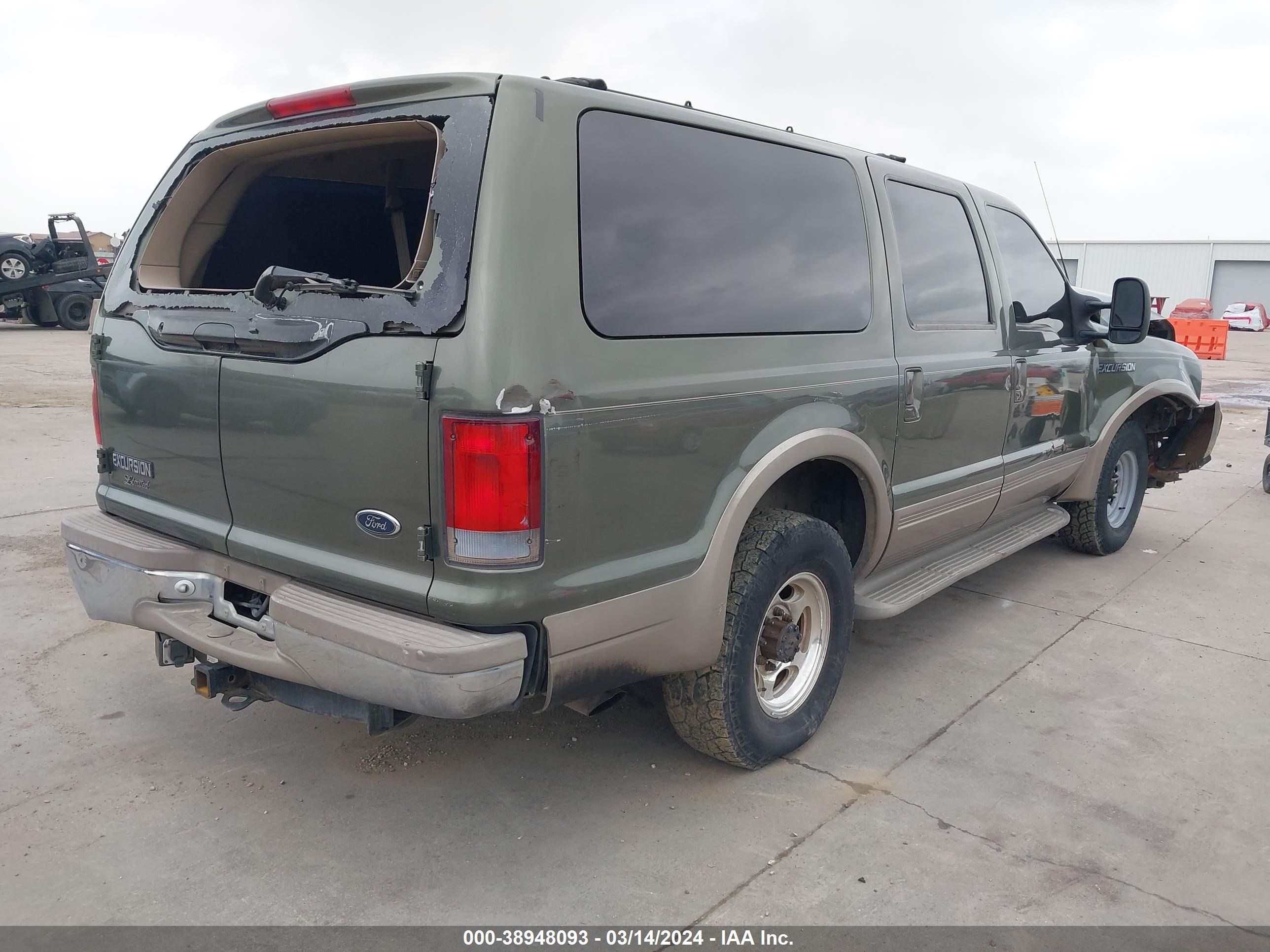 Photo 3 VIN: 1FMNU42F2YEA95772 - FORD EXCURSION 