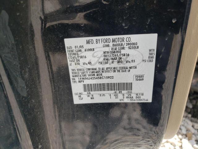 Photo 12 VIN: 1FMNU42S45EC15922 - FORD EXCURSION 