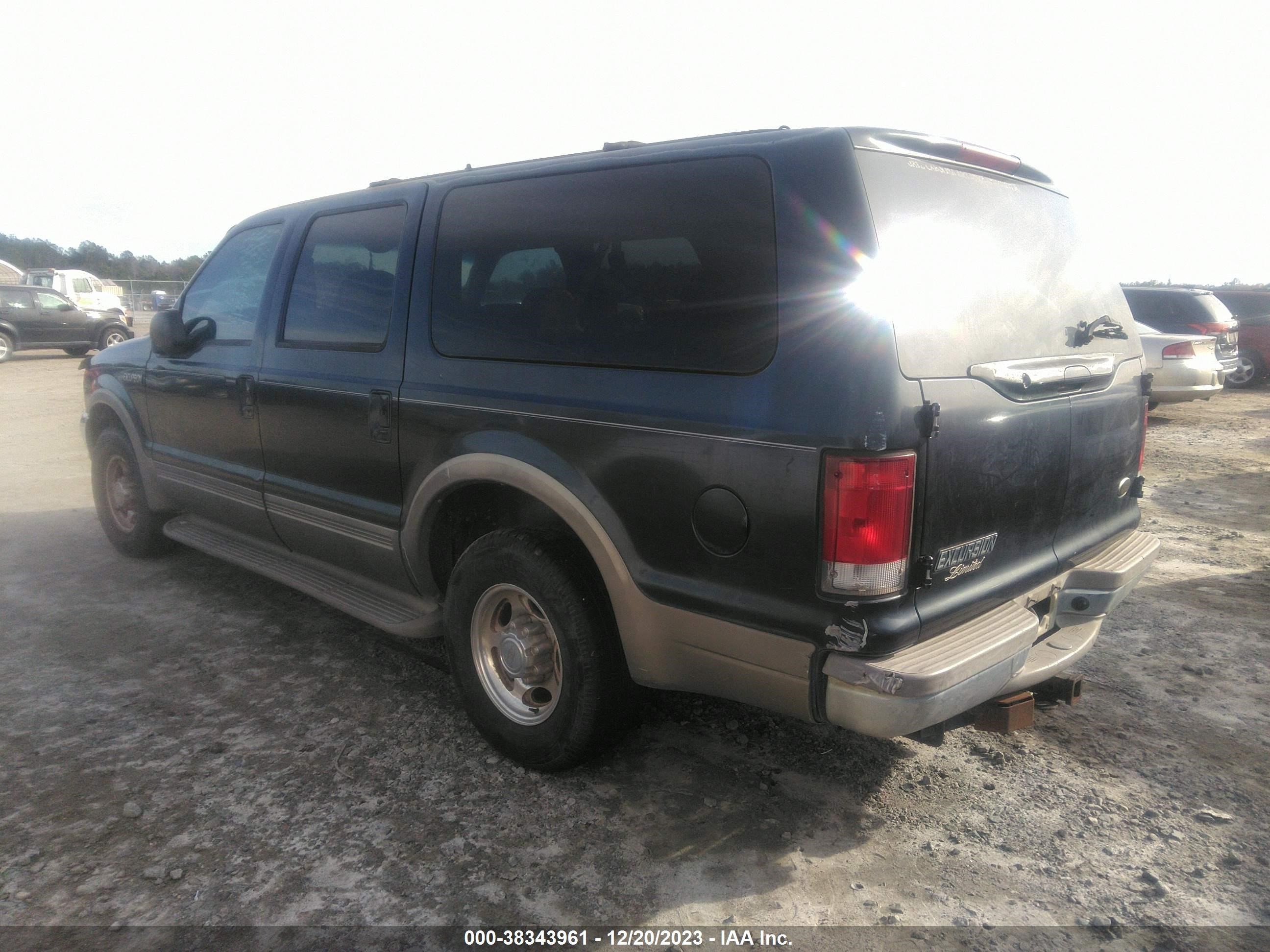 Photo 2 VIN: 1FMNU42S8YEA37274 - FORD EXCURSION 