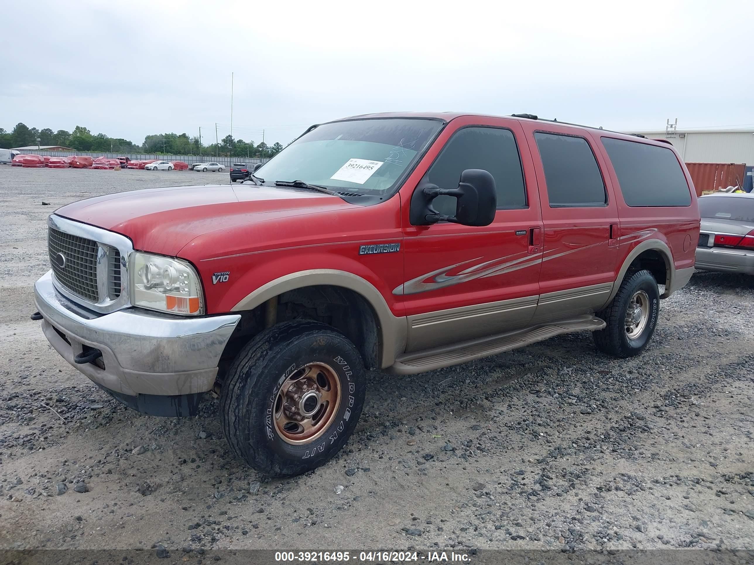 Photo 1 VIN: 1FMNU43S5YED09326 - FORD EXCURSION 