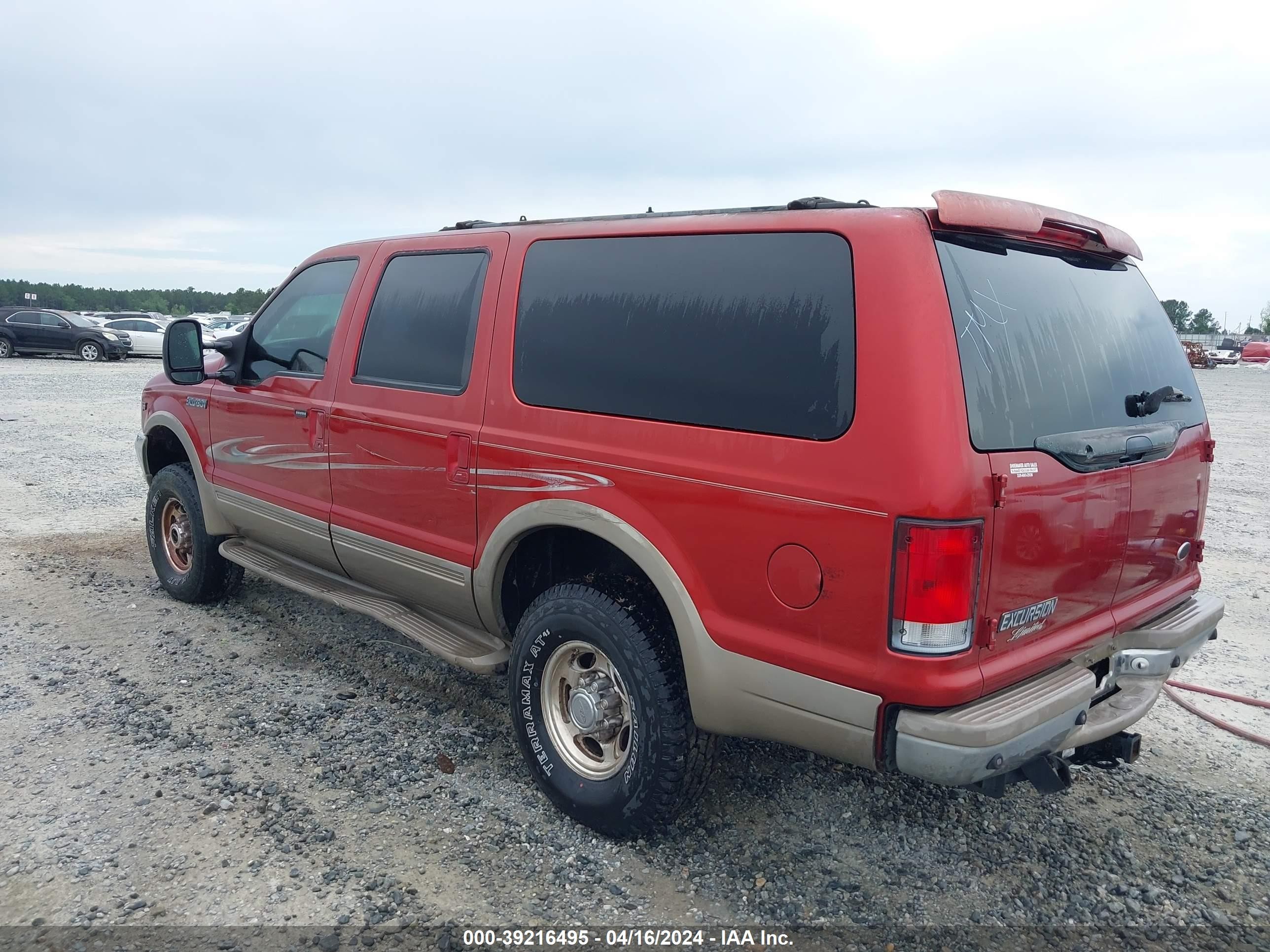 Photo 2 VIN: 1FMNU43S5YED09326 - FORD EXCURSION 