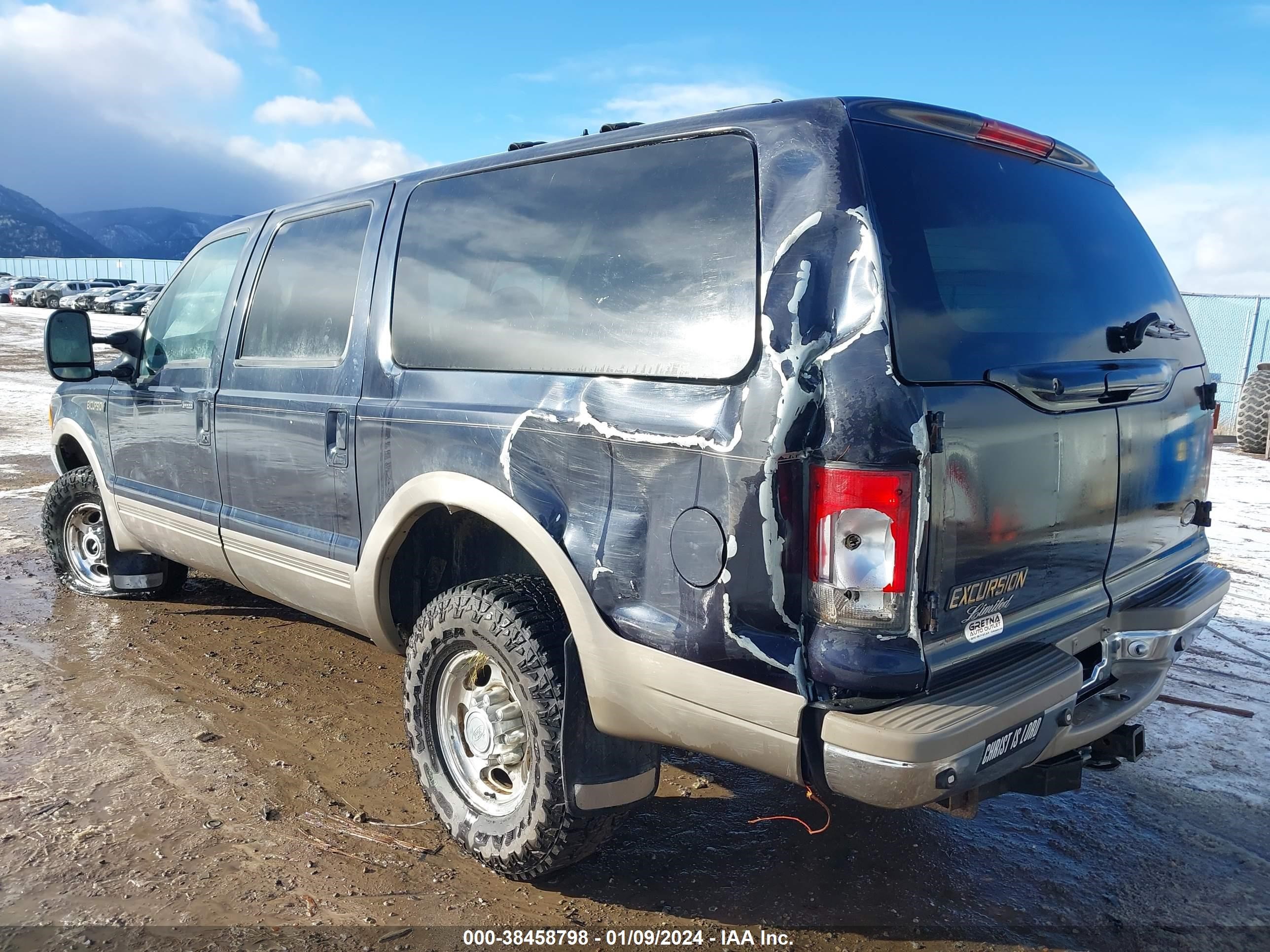 Photo 2 VIN: 1FMNU43S7YED08548 - FORD EXCURSION 