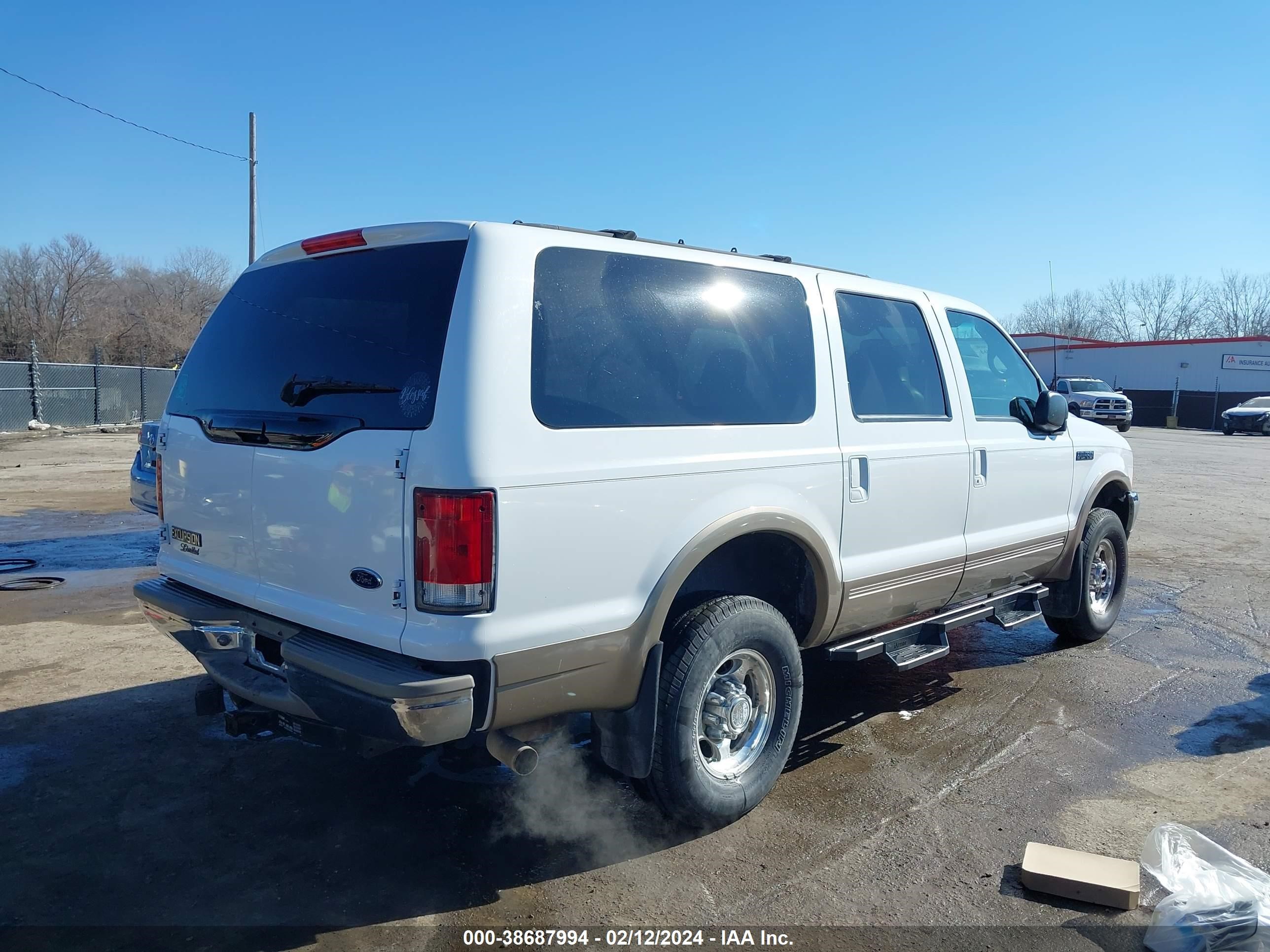 Photo 3 VIN: 1FMNU43S9YEB99879 - FORD EXCURSION 