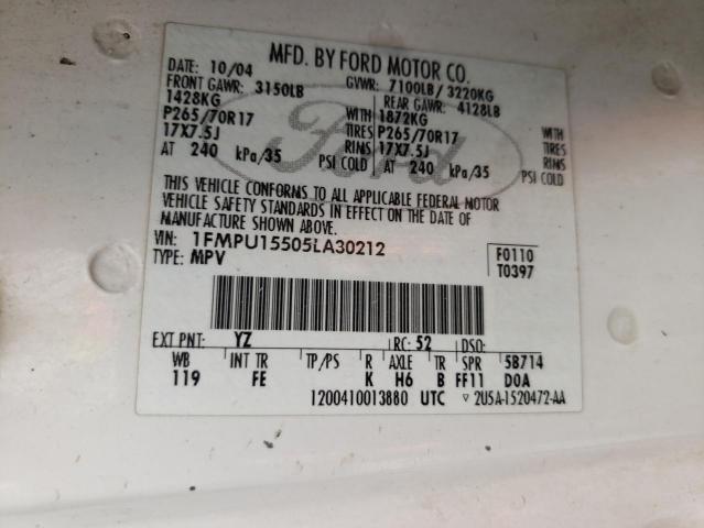 Photo 12 VIN: 1FMPU15505LA30212 - FORD EXPEDITION 