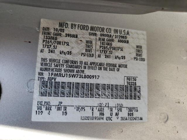 Photo 12 VIN: 1FMRU15W73LB00917 - FORD EXPEDITION 