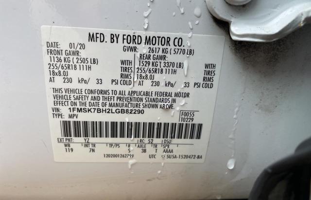 Photo 9 VIN: 1FMSK7BH2LGB82290 - FORD EXPLORER 