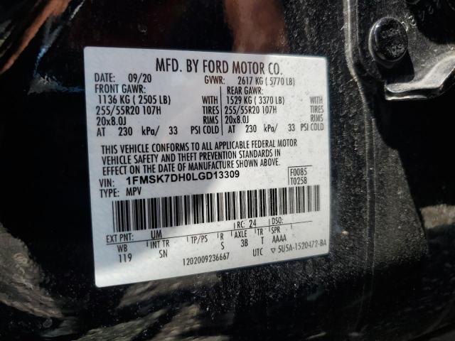 Photo 12 VIN: 1FMSK7DH0LGD13309 - FORD EXPLORER X 