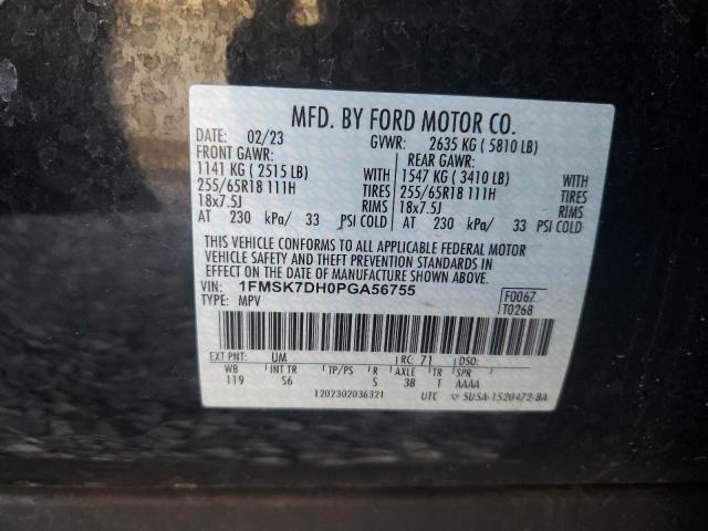 Photo 13 VIN: 1FMSK7DH0PGA56755 - FORD EXPLORER X 