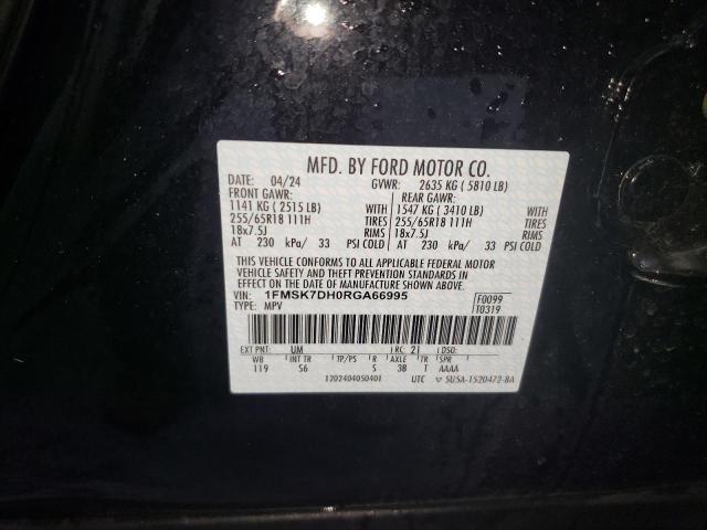 Photo 13 VIN: 1FMSK7DH0RGA66995 - FORD EXPLORER X 